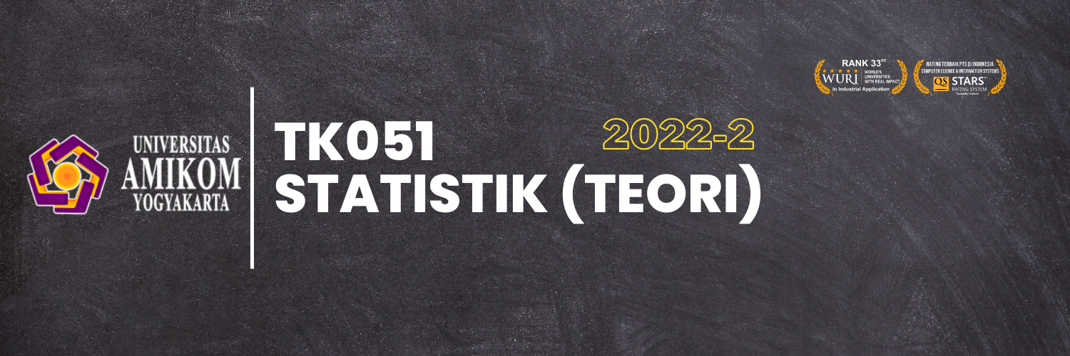 TK051 - STATISTIK - [ 20S1TK-Statist1(TK051) ] - T